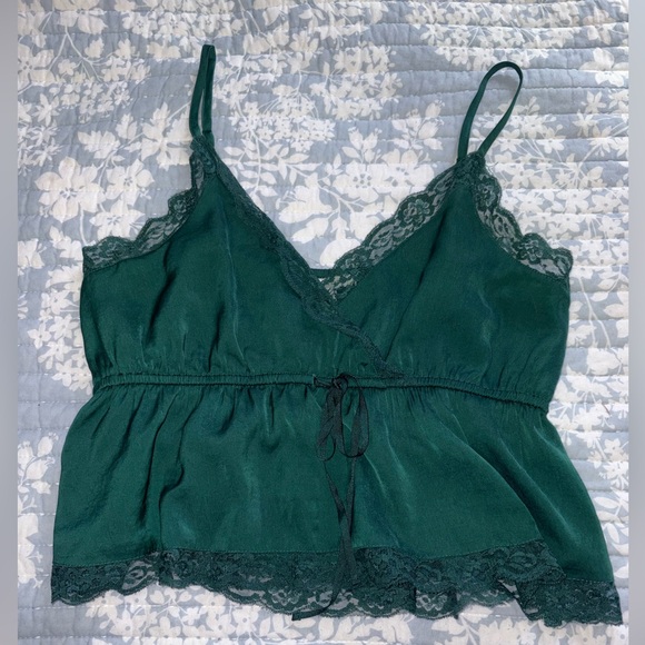 American Eagle Outfitters Tops - American Eagle Green Tank